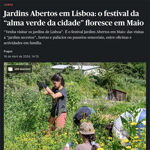 Jardins Abertos em Lisboa: o festival da “alma verde da cidade” floresce em Maio - publico.pt